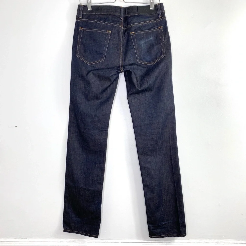 ACNE Mic Rigid Jeans Raw Denim Straight Legs Jeans